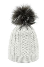 Czapka Ula Jasny Szara