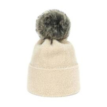 Czapka Soft Fluff Jasny Beż