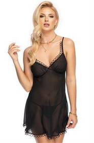 Koszulka Sadia Babydoll Czarna