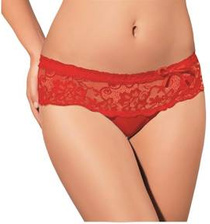 Shorto-stringi Viva 037 Czerwone